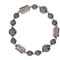 Earth's Jewels Semi-Precious Natural Hematite Black Stretch Bracelets #74